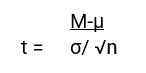 t-toets formule 3