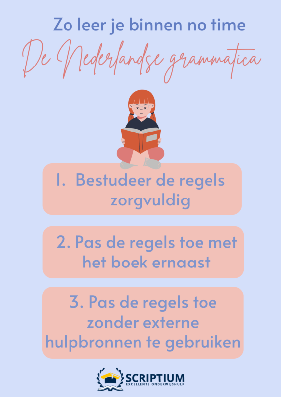 Stappenplan voor grammatica Nederlands leren